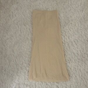 Zara Beige Pencil Skirt